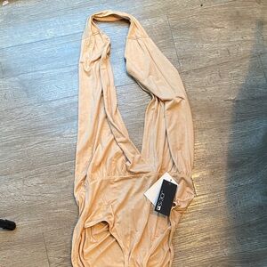 Nude Plunge Bodysuit